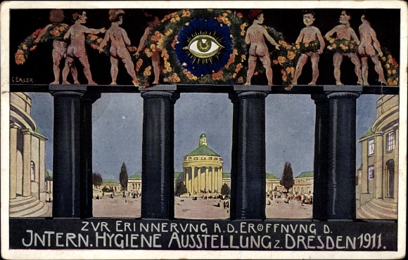 Artysta KP Gerler, Drezno, Międzynarodowa Wystawa Higieny 1911