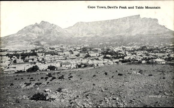 Ak Cape Town Kapstadt Südafrika, Cape Town, Devil's Peak, Table Mountain, Landschaft