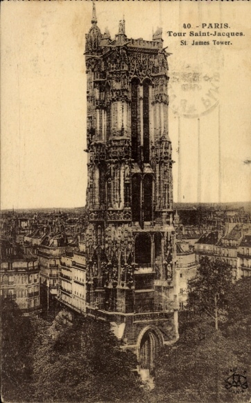 CPA Parijs IV, Tour Saint Jacques