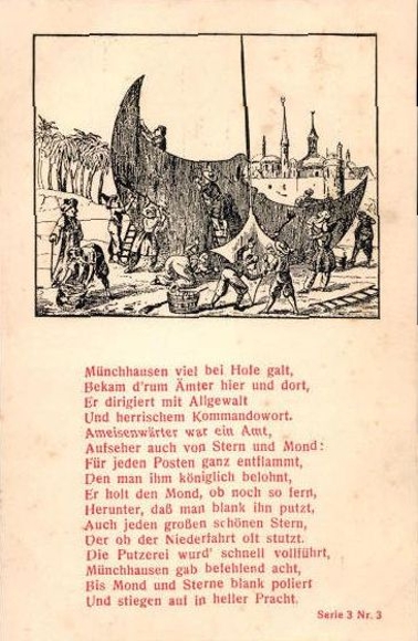 4 Ak Münchhausen Serie 3, 1-4