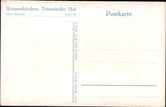 Postcard Weißenkirchen in der Wachau Lower Austria, Teisenhofer Hof
