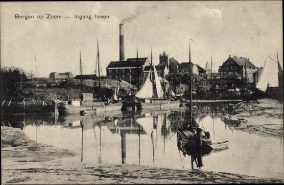 KP Bergen op Zoom Brabancja Północna Holandia, wejście do portu