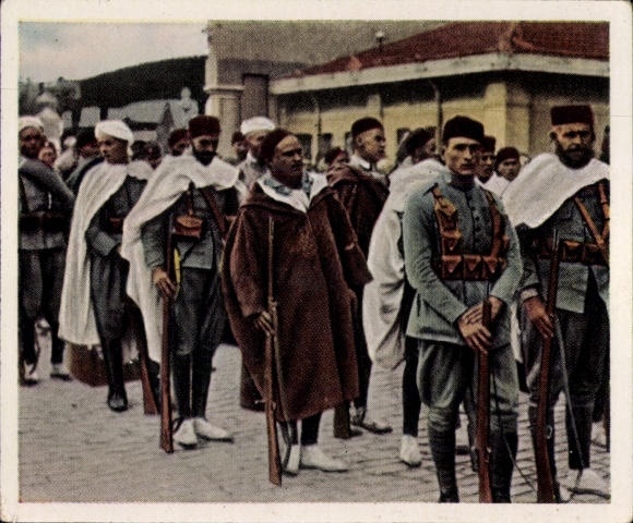 Collector's picture The Post-War Period No. 91, July 1925, French intervention in Morocco