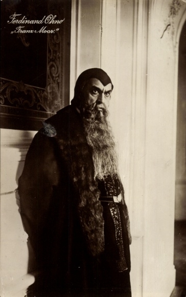 Foto Ak Schauspieler Ferdinand Ohno als Franz Moor