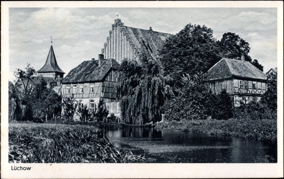 Postcard Lüchow im Wendland, town view
