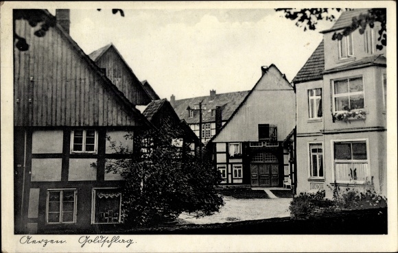 PC Aerzen in the Weserbergland, Goldschlag, street section