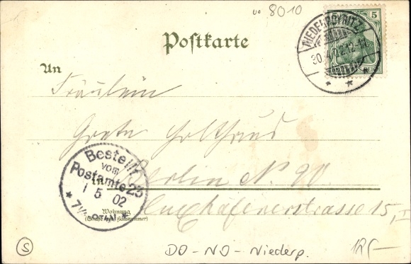 Chromo-Litho Dresden Northeast Niederpoyritz, view of the Staffelstein