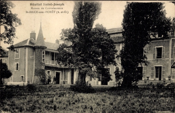 CPA Saint Brice sous Forêt Val d'Oise, Hôpital Saint Joseph, Maison de Convalescence