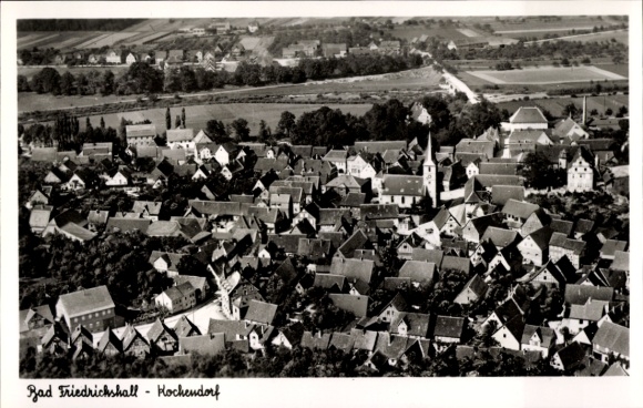 Ak Kochendorf Bad Friedrichshall in Württemberg, Fliegeraufnahme