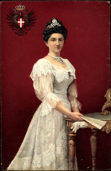 Artist PC Elena of Montenegro, Queen of Italy, portrait