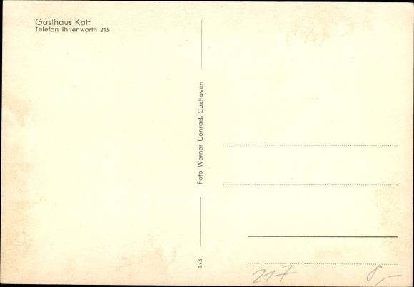 PC Ihlienworth in Lower Saxony, inn Katt, hall