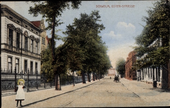 Ak Schwelm in Westfalen, Osten-Straße