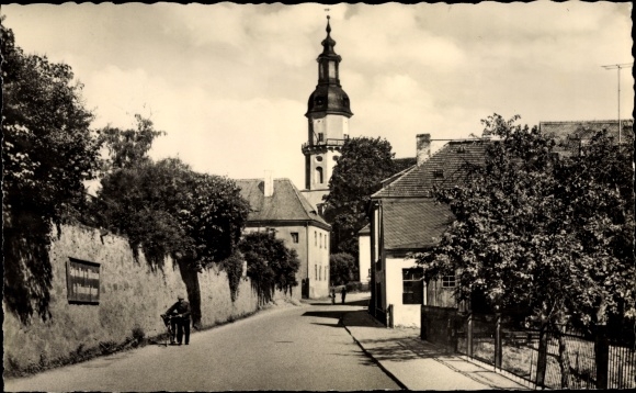 Postcard Koenigsbrück in Oberlausitz, Dresdner Strasse