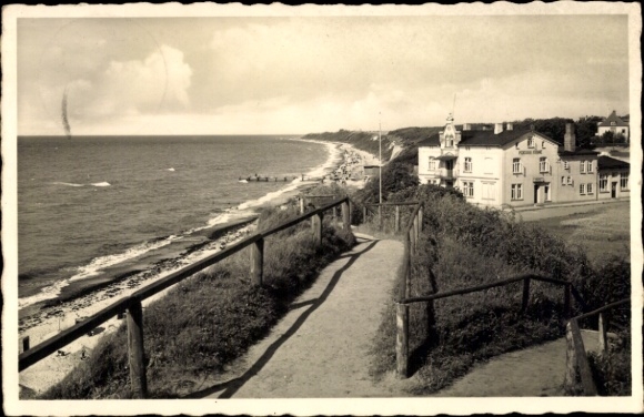 Postcard Ostseebad Rerik, beach