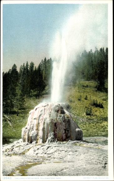 Ak Wyoming VS, Yellowstone National Park, Lone Star Geyser