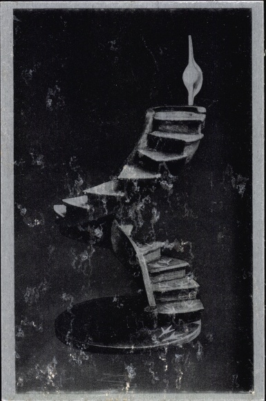 Künstler Ak Paalen, Wolfgang, A l'echelle du desir, The scale of desire, La Carte Surrealiste
