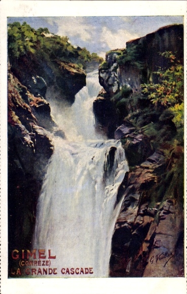 Ak Gimel les Cascades Corrèze,  Corrèze, La Grande Cascade