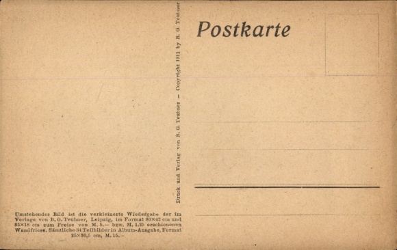 Paper cutting artist Postcard Diefenbach, Per aspera ad astra, procession, partial image 20