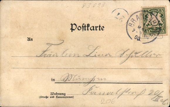 Chromo-Litho Brannenburg in Upper Bavaria, Bad Wendelstein