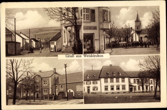 KP Weiskirchen im Saarland, odcinek ulicy, Hotel Hofhaus, kościół