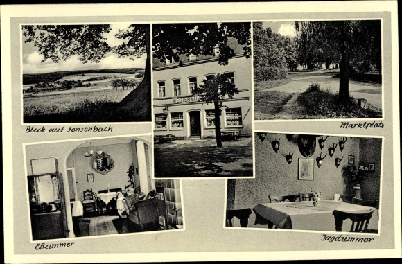 Postcard Steimel in the Westerwald, Pension Westerwalder Hof