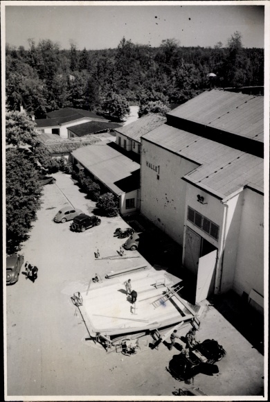Photo Grünwald near Munich, Bavaria Film site, hall 1 and office building