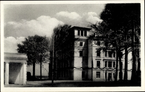 Postcard Seebad Heiligendamm Bad Doberan, spa and recreation center for workers of the SVA Mecklenburg