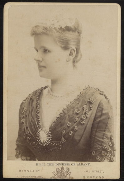 Cabinet Photo Princess Helen of Albany, née of Waldeck-Pyrmont