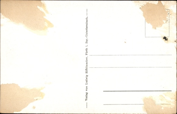 Postcard Nördlingen in Swabia, harbor house, belt house