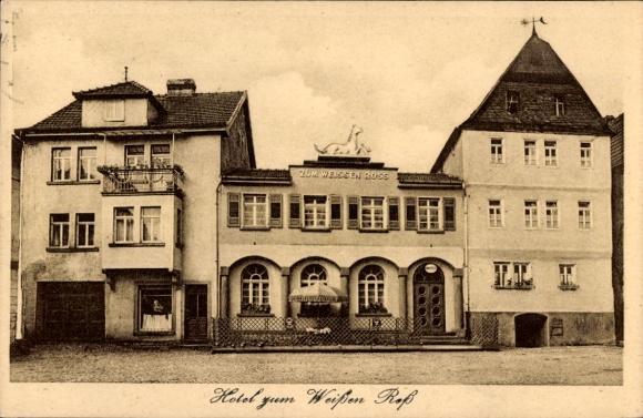 Postcard Bad Orb in Spessart Hesse, Hotel zum Weißen Roß