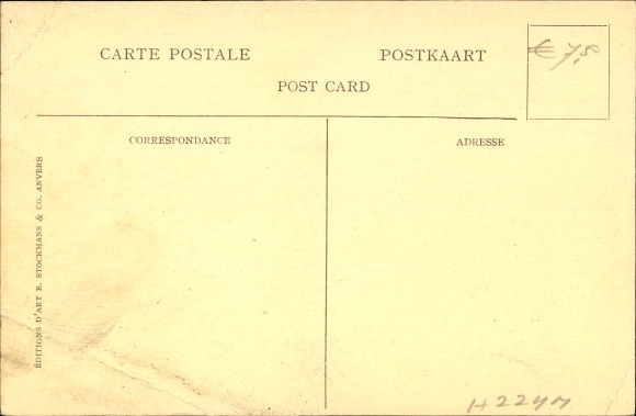Postcard Compagnie Maritime Belge du Congo, SS Élisabethville, dining room