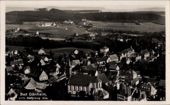Ak Bad Dürrheim im Schwarzwald, Fliegeraufnahme