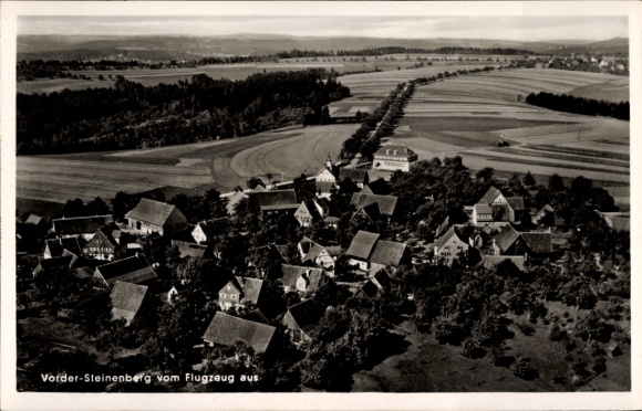 Ak Steinenberg Rudersberg in Württemberg, Fliegeraufnahme