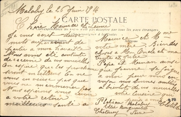 Postcard Châtenay Malabry Hauts de Seine, Rue de l&#39;Eglise