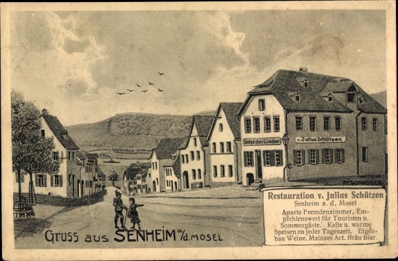KP artysty Schneider, Senheim nad Mozelą, renowacja Unter den Linden