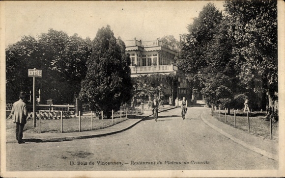 Ak Paris XII Bois de Vincennes, Restaurant du Plateau de Gravelle