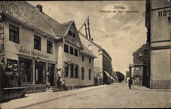 Ak Bünde in Westfalen, Eschstraße, Haus Hardemaen