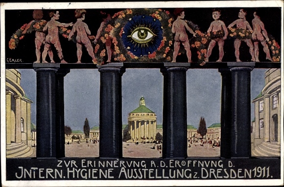KP artysty Gerler, Drezno, Międzynarodowa Wystawa Higieny 1911