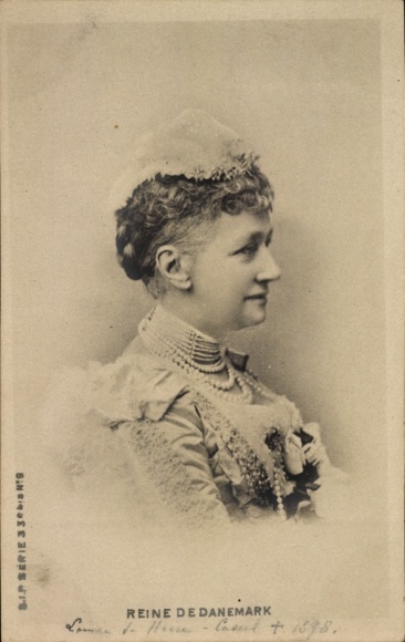 Postcard Louise of Hesse, Queen of Denmark