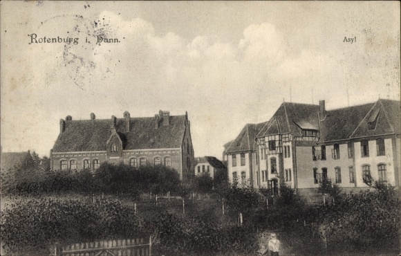 PC Rotenburg an der Wümme, partial view with asylum