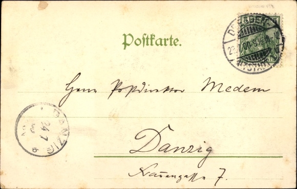 Coat of arms PC Dresden, VI. German Gabelsberger Stenographers Day 1900, Prince George of Saxony