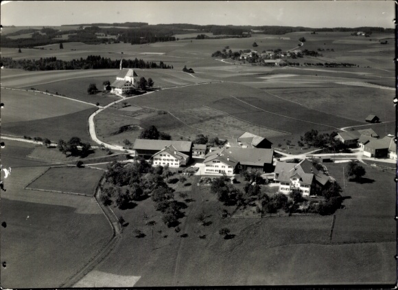 Photo Görwangs Aitrang in Swabia, St. Alban, aerial photograph
