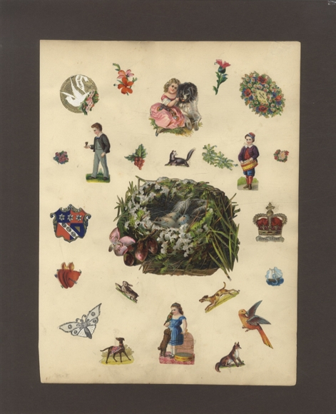 24 wafers children, flowers, animals, bird's nest with eggs, approx. 8 x 11.5 to 1.5 x 1.5 cm