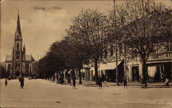 KP Kőszeg Węgry, plac, kościół