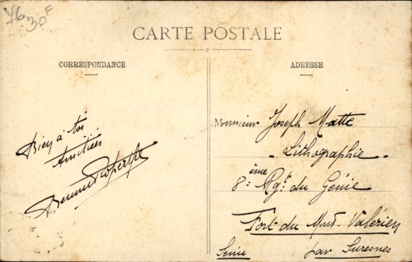 Postcard Le Havre Seine Maritime, departure of the French transatlantic liner France