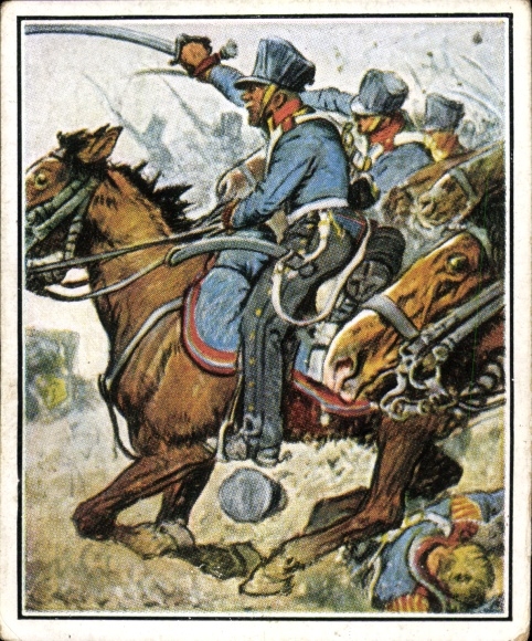 Sammelbild Das Reichsheer u. seine Tradition 253 Alte Armee, Dragoner Rgt. Albrecht v. Preußen, 1813
