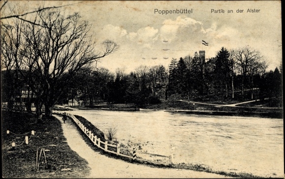 PC Hamburg Wandsbek Poppenbüttel, lot at the Alster