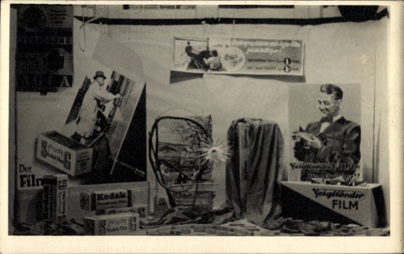 Reklama Photo Ak, aparaty Kodak, Voigtländer Film
