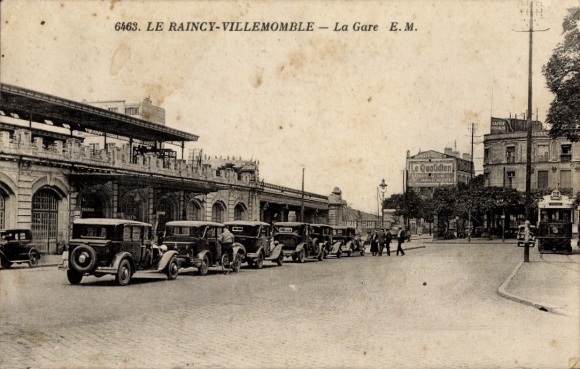 Ak Villemomble Le Raincy Seine Saint Denis, Gare