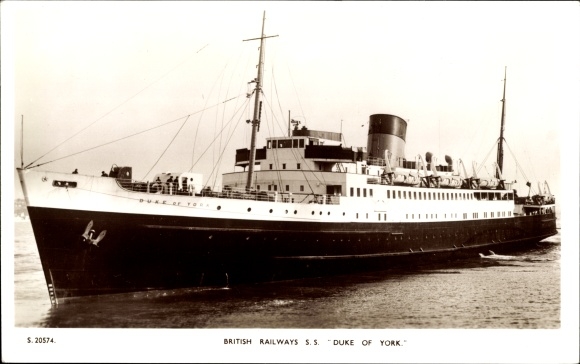 Ak ferry SS Hertog van York van British Railways